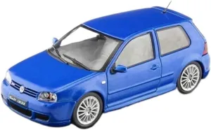 swear Souvenir Mini Simulation Toys(Blue) 1:43 for Golf MK4 IV R32 2003 Alloy Car Model Collection Simulation Static 