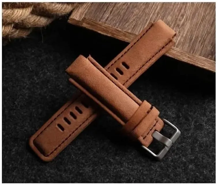 T2n721 Watchband Convex Mouth Leather volt Watch Strap For Timex Compass T2n739 T2n720 