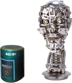 Tease Assembly Model Kit 3D Metal Skeleton Puzzle for Adult, 200PCS joint bowl heroism hail persuasively forceful 3D Metal Jigsaws Puzzle, Brain 