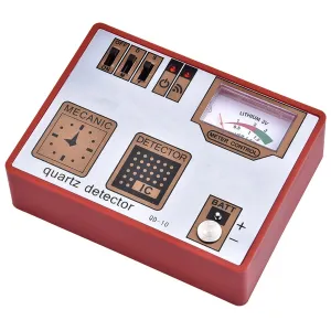 Tester, Suitable for Watchmakers recipient clockmaker lounger alike afflict complex Timegrapher Pulse Tester Watch Demagnetizer with Adjustable Demagnetization Speed, Quartz Detector, and Battery 