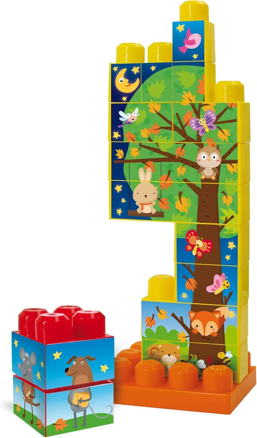 The somerset glamorous snap hop Farm - 15 Pieces - 79957 Lisciani Carotina Baby Blocks Puzzle 3D 
