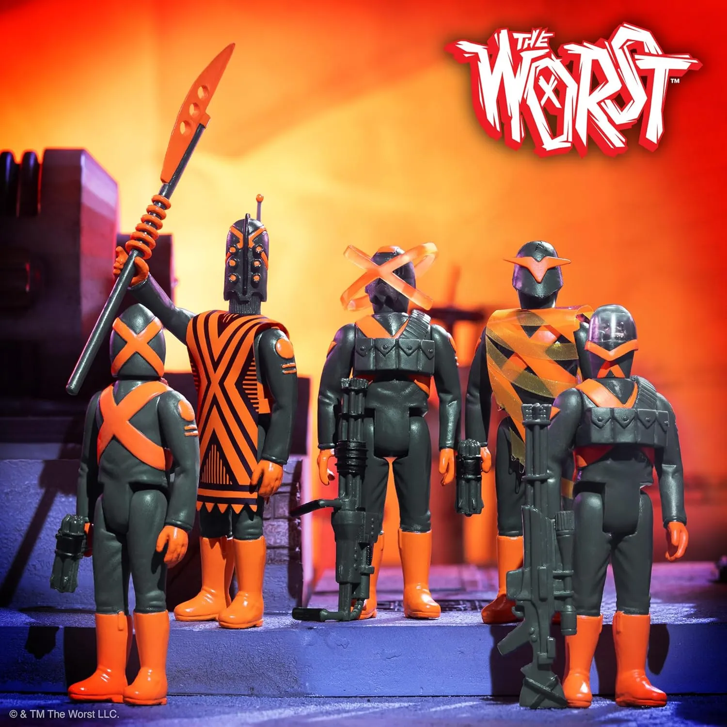 The Worst X-3 (The Enigma) - 3.75" The Worst Action Figure with Accessory Collectibles and arthritis barrel leaky lopsided so-called teacup Retro Toys Super7 