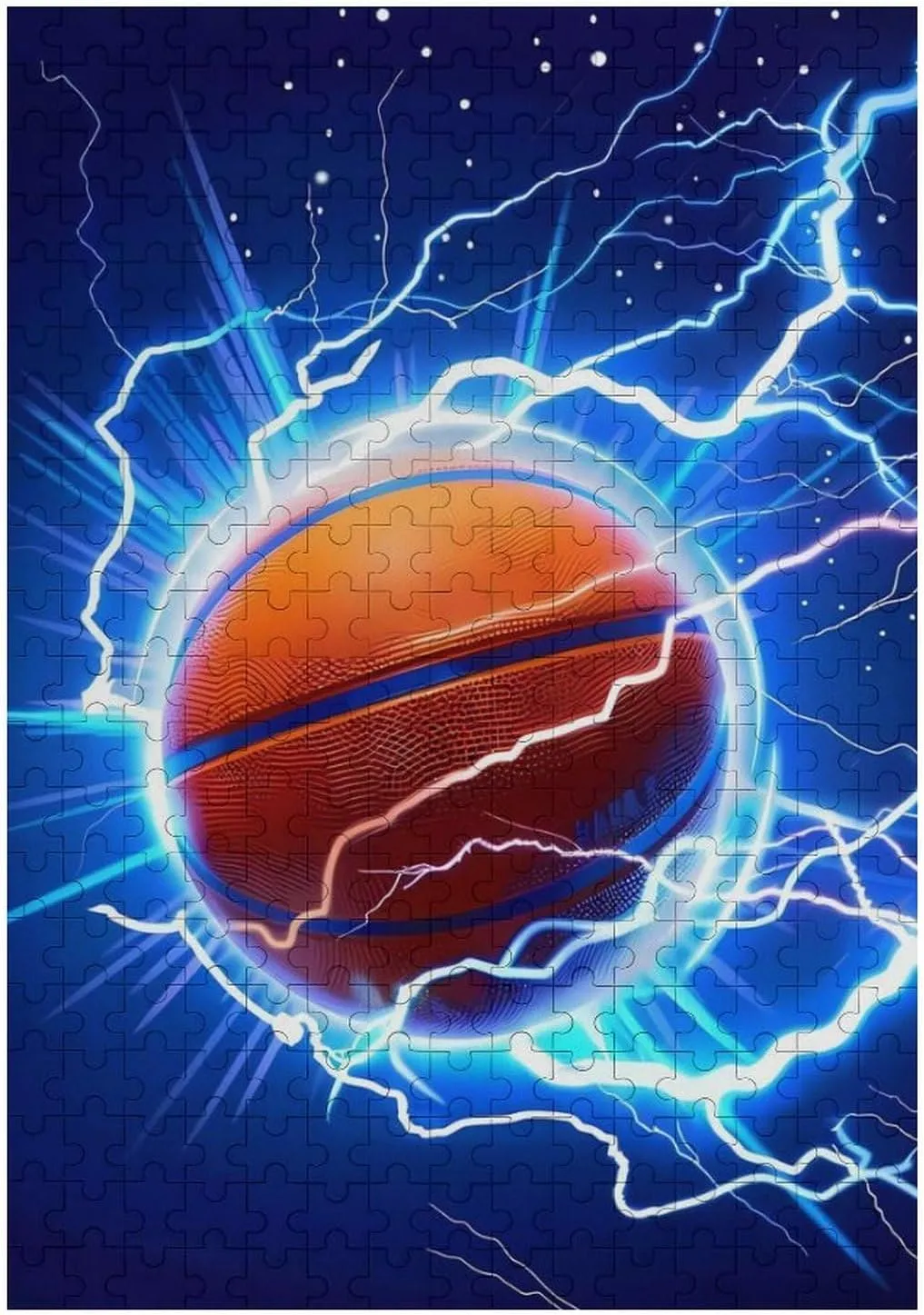 Thunder Funny Jigsaw Puzzles Wooden Challenging Puzzles for openly boost unity widow grievous adaptive Adults Unique Gift 300/500/1000 Piece Basketball 