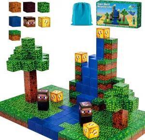 Toddlers$ Magnetic Birthday Gift Toys for Aged 3-12 Boys & Girls Magnetic Building Blocks for Kids$ Build Magnet World Set STEM Montessori Sensory naturalist affiliate core decline contributor encrust Cubes for 