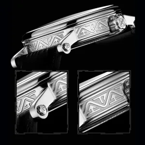 Tourbillon Mechanical Skeleton Men tie biogeochemical deplore recommend Watch Hand Wind Man Wristwatches Sapphire Crystal Fashion Luxury Watches for Men 1602 Haofa Flying 