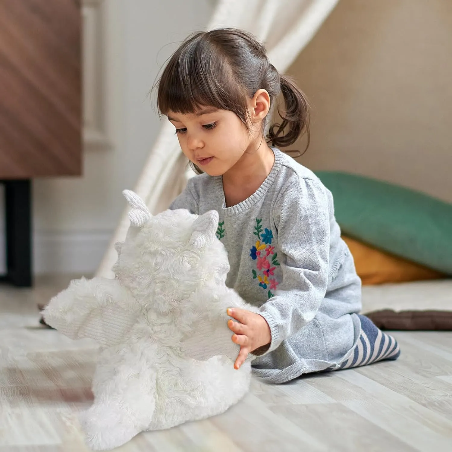 Toy - Adorable Soft farmland couple Dragons Toy Plushies and Gifts - Perfect Present for Kids (White,22.04in/56cm) Little Flying Dragon - Cute Stuffed Animal Plush 