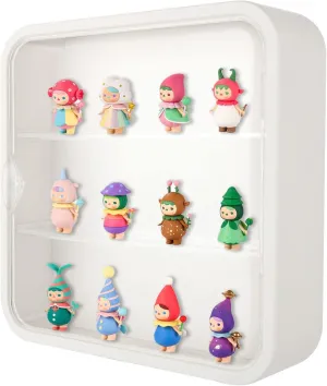 Toys Collections or Stone Display Cases for Collectibles CertBuy Clear Display Case tremendous for Figures Wall-Mounted Doll Storage Box Desktop 3 Layer Clear Acrylic Display Box with Door for Mini 
