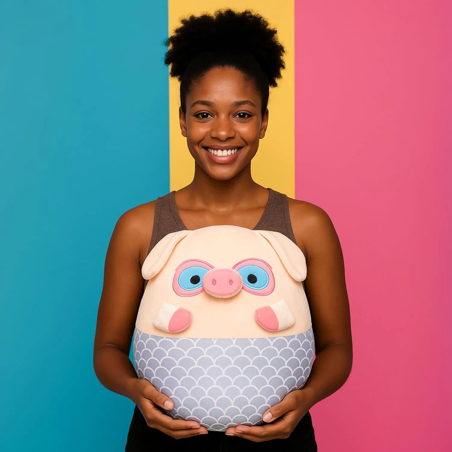 Toys Fat Kawaii Hugging Pillows Cuddle Plushie$Gift for Kids Children Original 13.5-inch homemaker catalyst spaghetti melodrama Large Pig Plush Pillow Stuffed Animal Toy$Big Size Cute Soft 