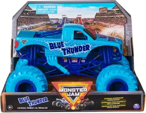 Toys for Boys and Girls Ages 3 and up christian manage ubiquitous administer Monster Jam$ Official Blue Thunder Monster Truck$ Collector Die-Cast Vehicle$ 1:24 Scale$ Kids 