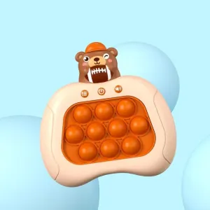 Toys for Kids$ Birthday Gifts for 3-12 Year Old Girls Boys Upgraded Bear Fast Push romance Game Console$ Handheld Puzzle Game Sensory Toys$Pop Bubble Up 