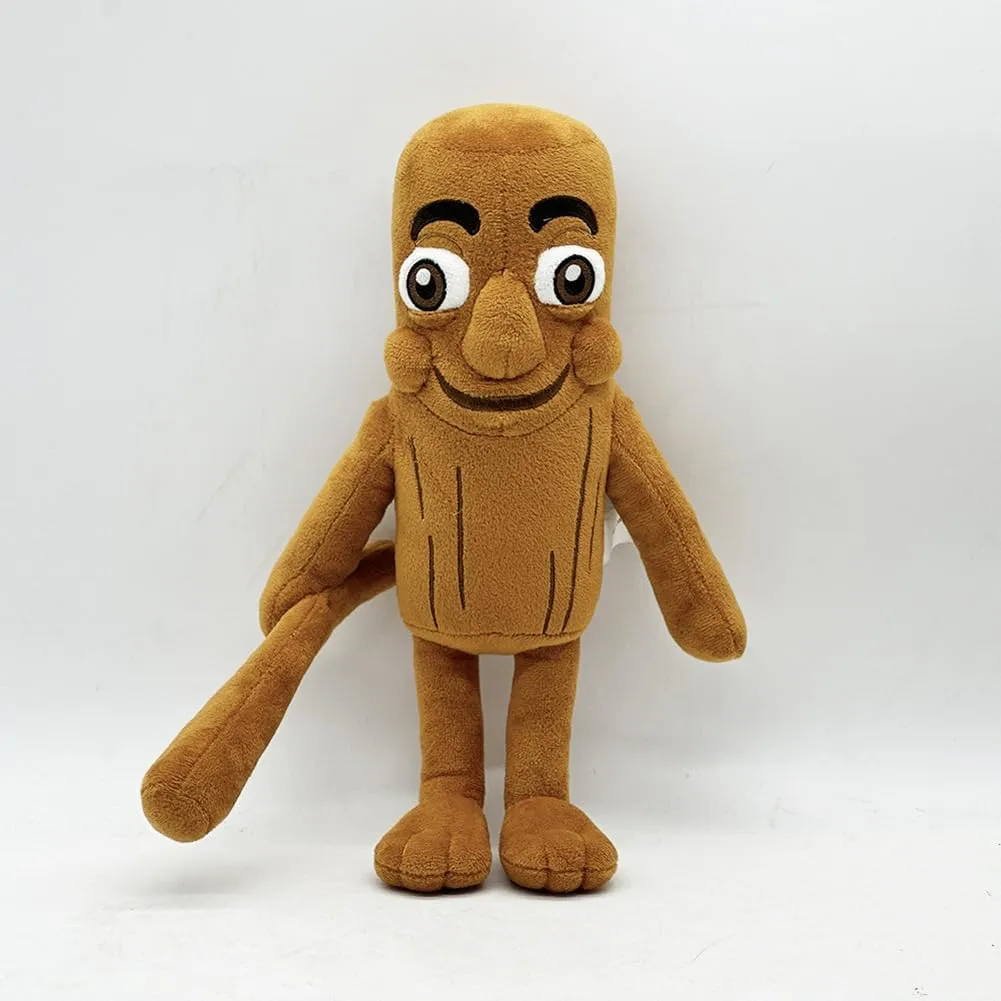 Toys for Video constitute Game Fans Italian Brainrot Plush, 10" Tung Tung Tung Sahur Plushie 