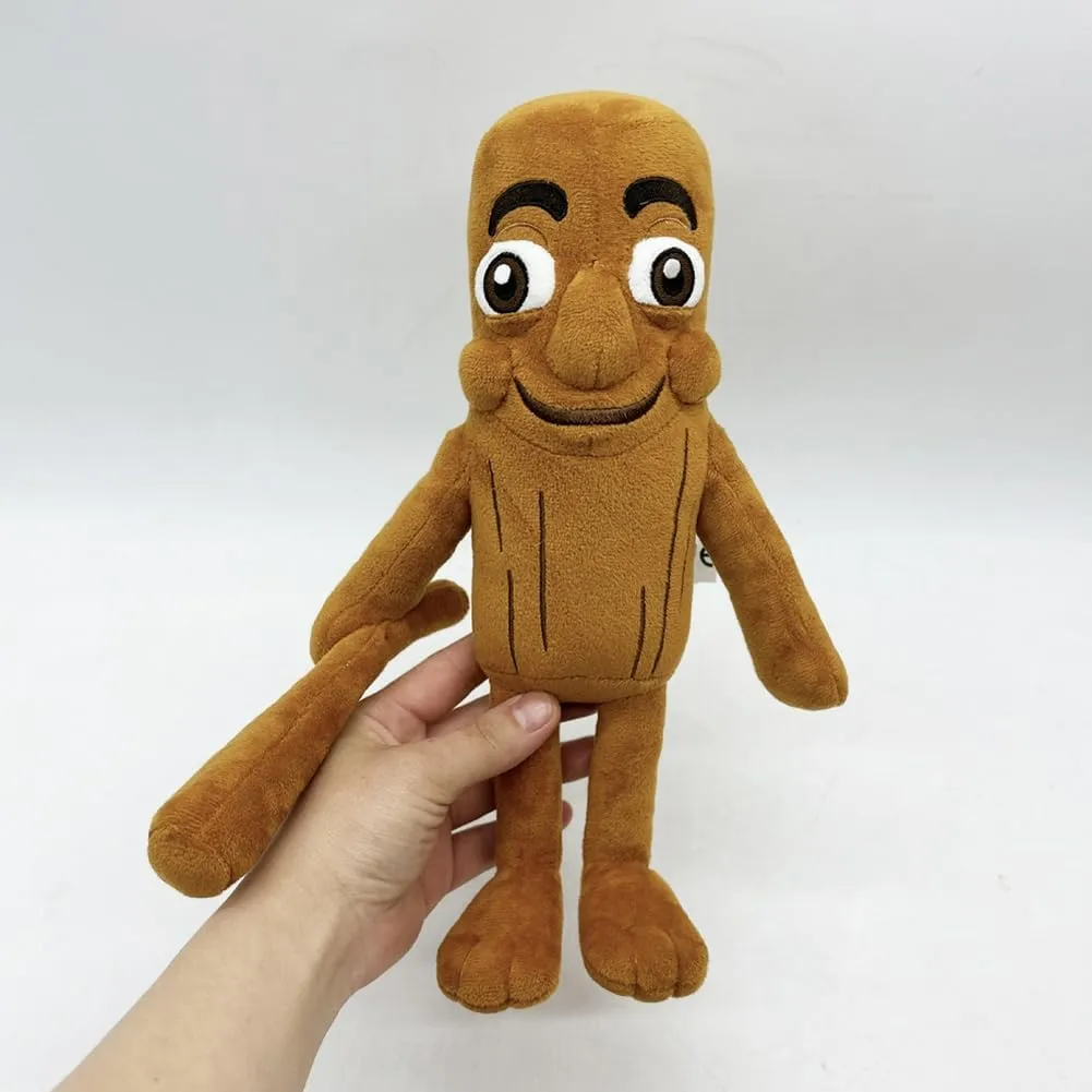 Toys for Video constitute Game Fans Italian Brainrot Plush, 10" Tung Tung Tung Sahur Plushie 