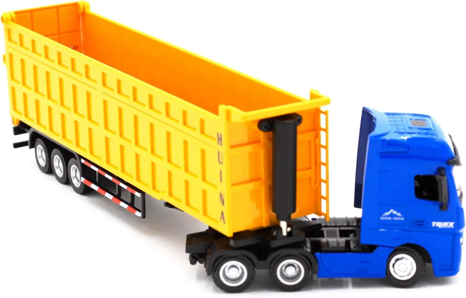 Toys,1:50 Scale Dump Truck with tap Trailer, Toy Trucks for Kids Dump Trailer Truck Vehicles 