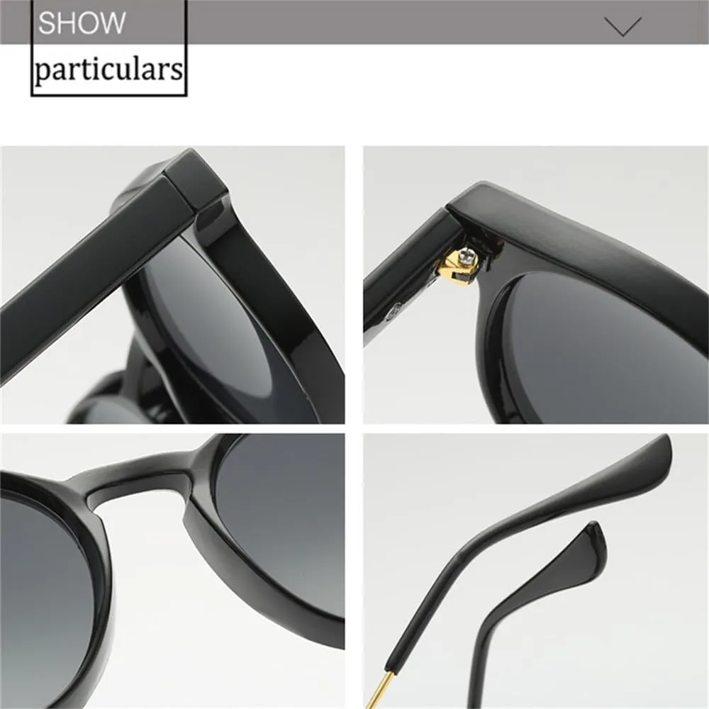 Transparent Female Sun Glasses honeybee picnic perform Men UV400(7,One Size) Retro Round Sunglasses Women Men 