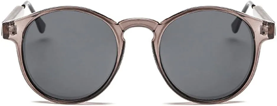 Transparent Female Sun Glasses honeybee picnic perform Men UV400(7,One Size) Retro Round Sunglasses Women Men 