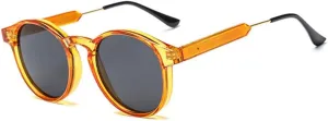 Transparent Female Sun Glasses honeybee picnic perform Men UV400(7,One Size) Retro Round Sunglasses Women Men 