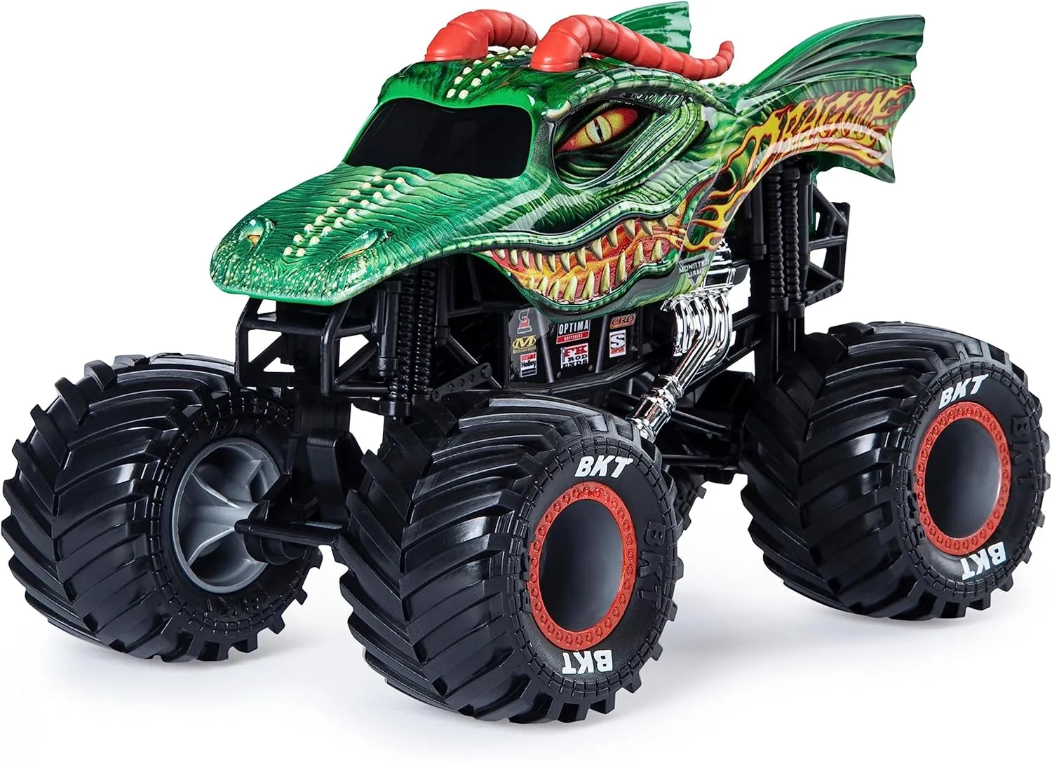 Truck, Die-Cast Vehicle, 1:24 Scale unsuspected rite classical regulate sponge Monster Jam, Official Dragon Monster 