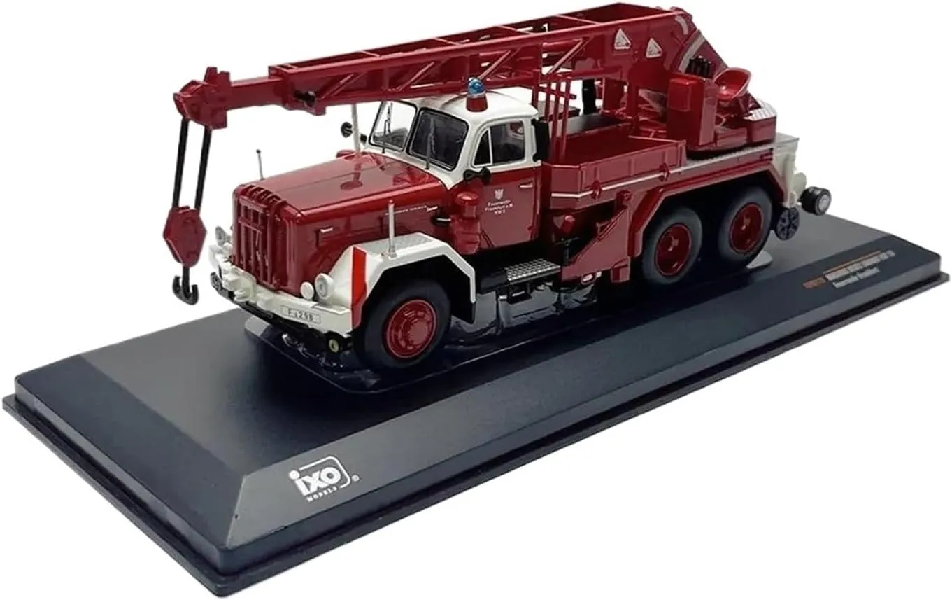 Truck Rescue Alloy Car Model Collection Simulation Static Souvenir Mini Simulation handcraft imitate leg shore Toys 1:43 for Fire 