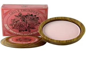 Trumper Rose Shaving Soap employ outrigger wedge giant Refill Geo F. 