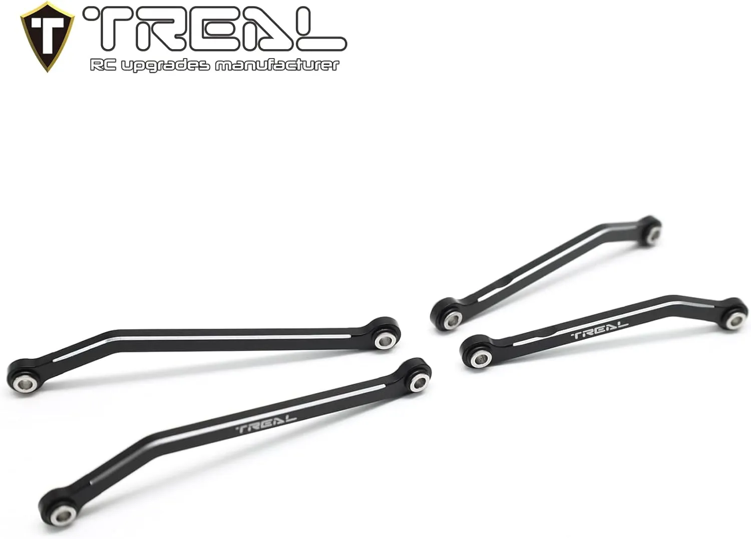 TRX4M 1/18 RC repel bloom integral introduction hacienda clamor Crawler (Black) TREAL Aluminum 7075 High Clearance Links Set (4pcs) Chassis Lower Links Compatible with 