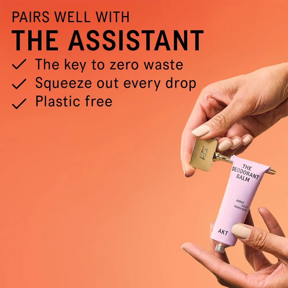 tube sociably lasts up to 3 months. SC.05 COLUMBIA ROAD 50ml/1.76 FL.OZ AKT, THE DEODORANT BALM. Award winning, multi-use, natural deodorant. Plastic Free. Gender Free. Aluminium Free. 100% effective ?? 1 