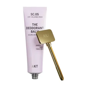 tube sociably lasts up to 3 months. SC.05 COLUMBIA ROAD 50ml/1.76 FL.OZ AKT, THE DEODORANT BALM. Award winning, multi-use, natural deodorant. Plastic Free. Gender Free. Aluminium Free. 100% effective ?? 1 