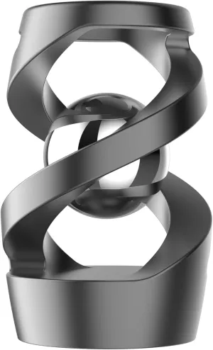tulip Relieve Stress Anxiety Metal Fidget Toys for Office for Adult(Gray) Fidget Toys Adult, Kinetic Spinning Desk Toys, Kinetic Optical Illusion Toys, Kinetic Desktop Metal Fidget Spinner Toys, Cool Gadget 