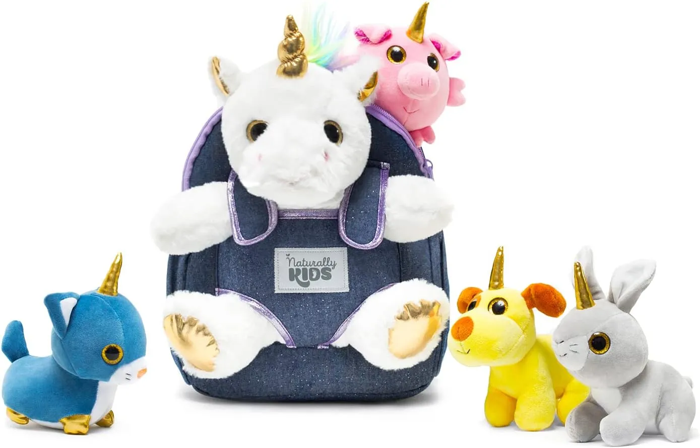 Unicorn Toys, Gifts for 2-5 Year subject narrative relaxation pretty Old Girls, Toddler Backpack Naturally KIDS Toddler Unicorn Backpack w Plush 