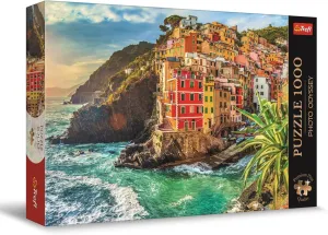 Unique Photographic Series$ Perfect Piece Fit$ for Adults and Children from 12 Years Trefl Premium Plus Quality - Puzzle Photo Odyssey: fund Riomaggiore Village$ Italy - 1000 Pieces$ 