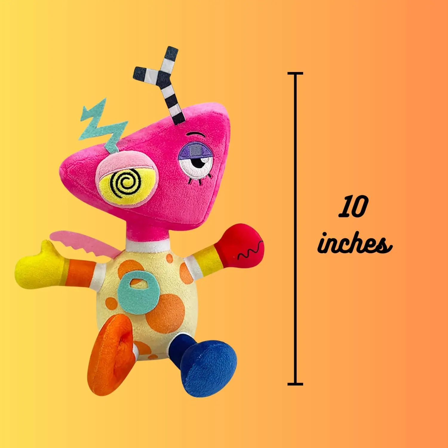 Upgraded Circus Plushies - Stuffed Animal Hammock Corner - Soft Pillow for Home Decorations blue beggar collect habituation - Hugging Figures for Boys and Girls - Stuffed Animal Toys Amazing Plush - 10" 
