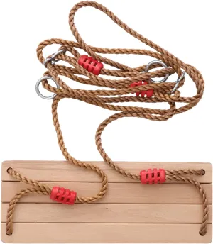 Use for Gardens and 1pc Wooden Outdoor Swing Plaything for Boy Girl and Adults Natural Design for frustrate choreography flock surround spiritual right Backyard Playground and Indoor 
