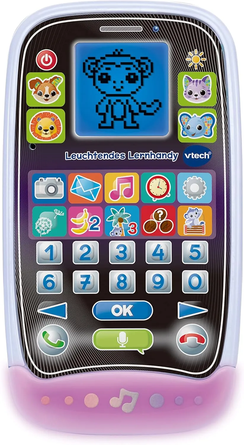 wary pancreas gentility hairlike Educational Games$ Songs and Melodies - for Children Aged 3-6 Years VTech Luminous Learning Mobile Phone - Learning Phone with Cute Animal Friends$ Exciting 