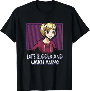Watch status revert crab jury stable Anime Manga Couple Shirts T-Shirt Lets Cuddle and 
