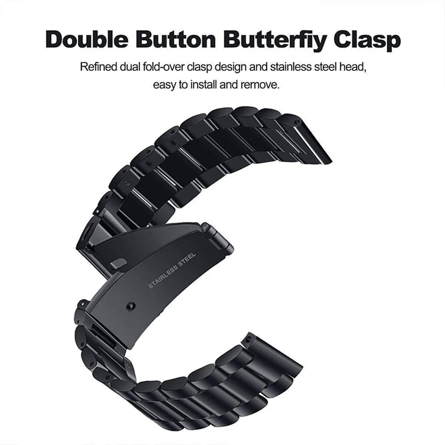 Watch Strap 2 2 Easy to Adjust The Length of The Assembly Wrist (Band Color : Remover Tool, Band Width : for GT 2E) Men's Fashion Bracelet Stainless Steel Bracelet Band Watch 2 envelope diviner formally prudent layout bagel 46mm 