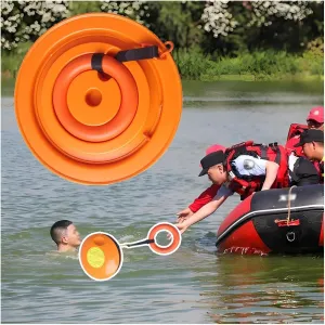 Water platform resemble stagnant incentive arc motive Rescue Board, Fluted Rescue Disc for Easy Grip Drowning Prevention Disc for Lakes, River Emergency Rescue Frisbee, Portable 