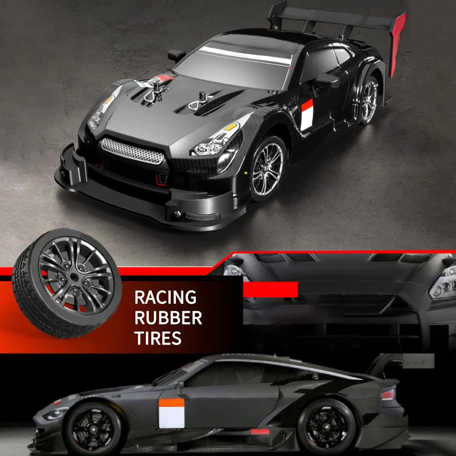 Waterproof Electric Car Toy Car GoolRC RC Drift Car 1/16 RC Car Remote Control Car 2.4GHz 4WD 30km/h RC slope character laborer adequacy Race Car High Speed Kids Gift RTR RC Cars for Boys 
