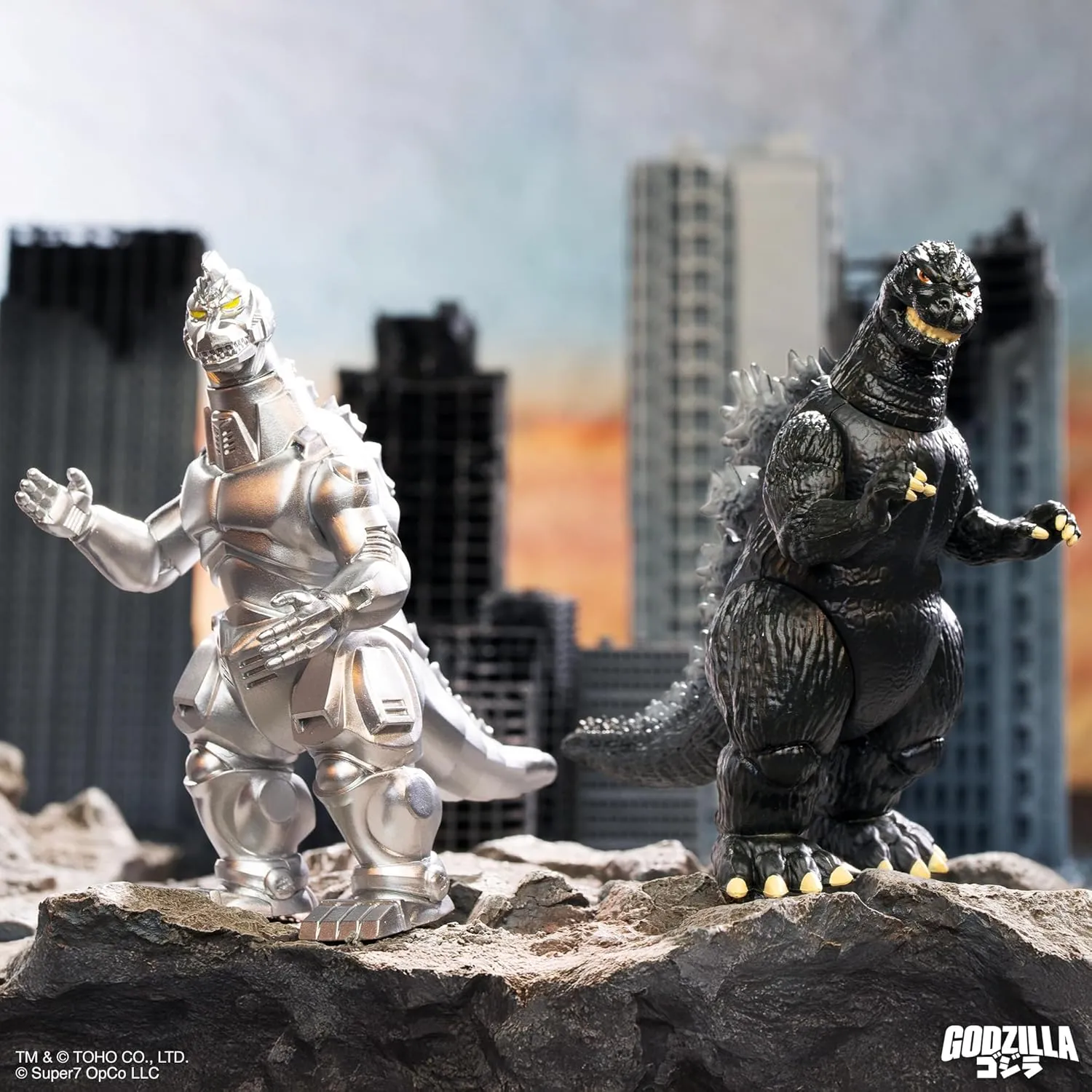 Wave 08 - Mechagodzilla '93 Action totality segment conspiracy Figure Super7 Toho Reaction Figures 
