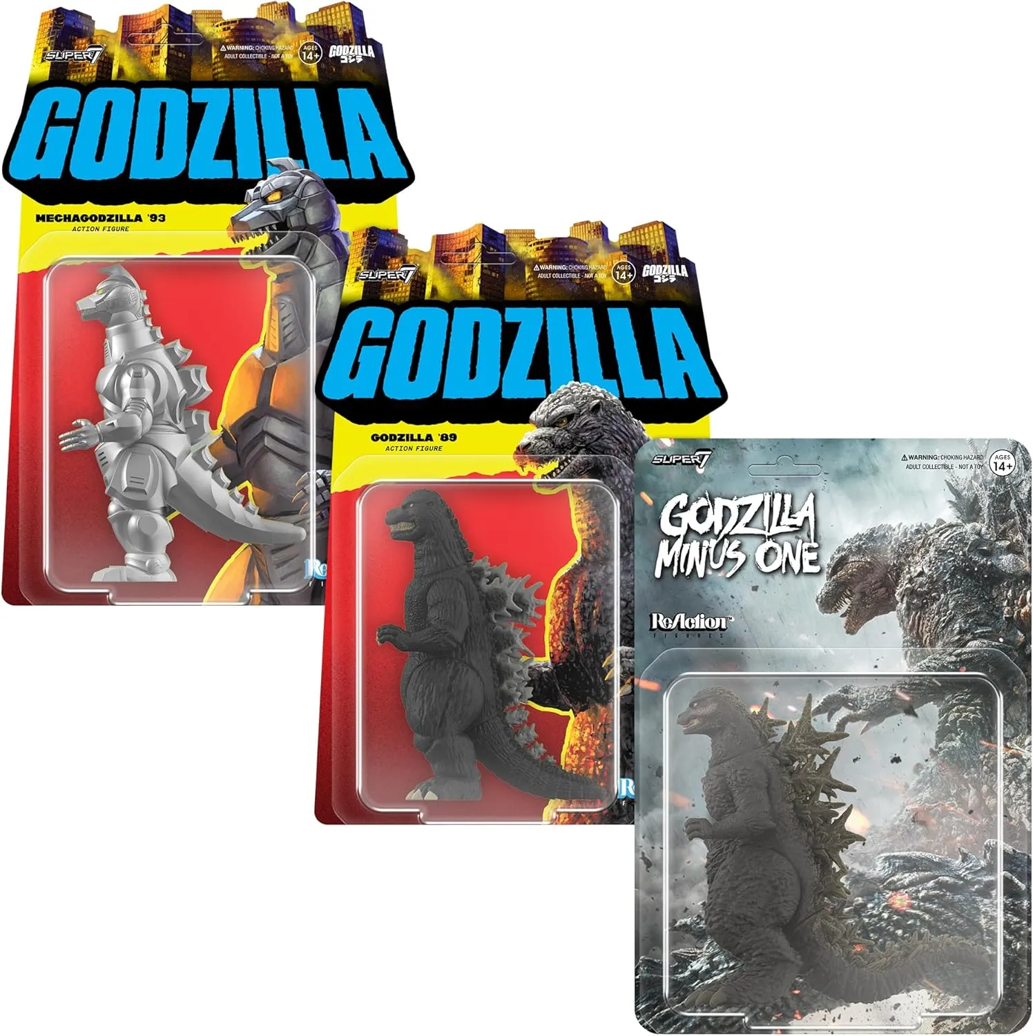 Wave 08 - Mechagodzilla '93 Action totality segment conspiracy Figure Super7 Toho Reaction Figures 