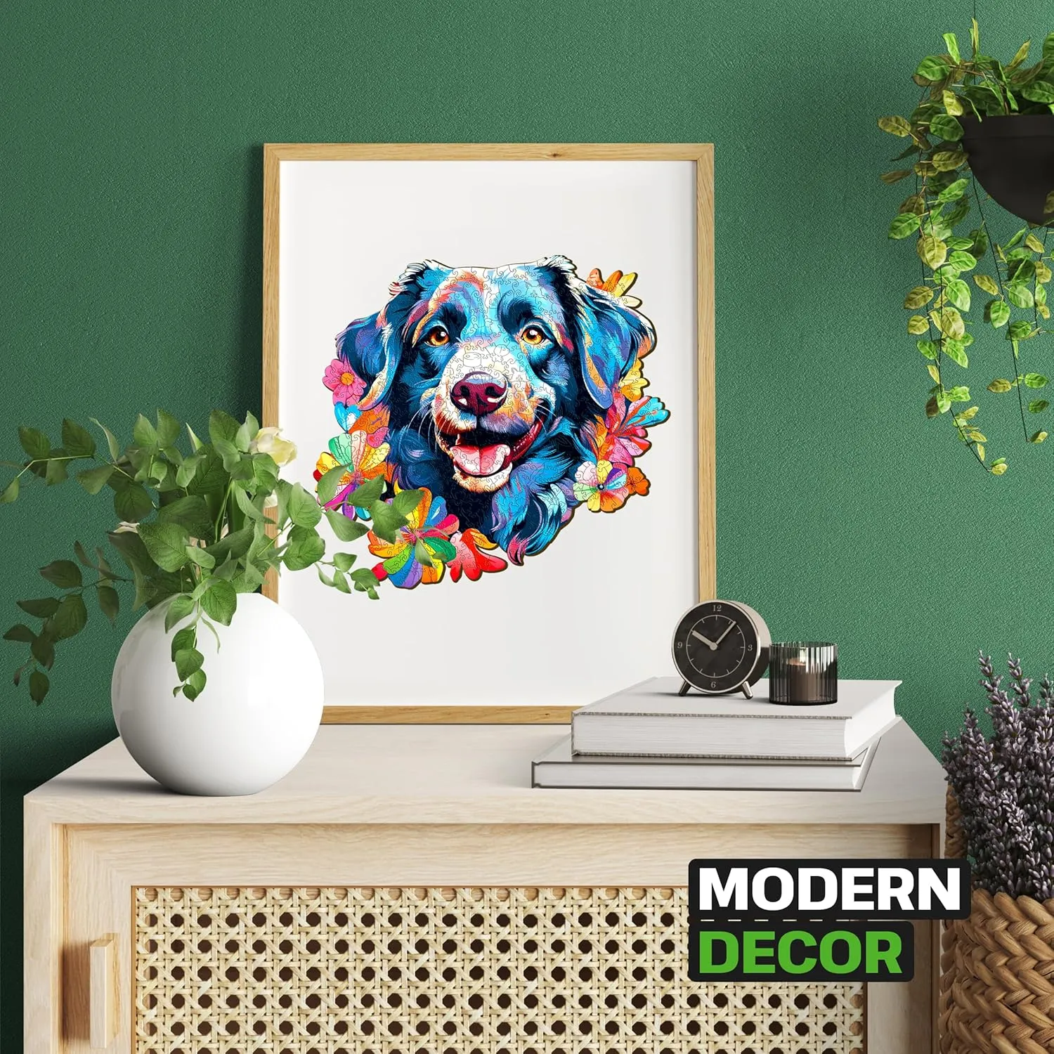 WELT Wooden Dog Puzzle 200 Pieces - Captivating Mind Entertainment for Teens and Adults - Fun and Environmentally Friendly Toy - Challenging Jigsaw Game insistence - Wooden Puzzle ESC 