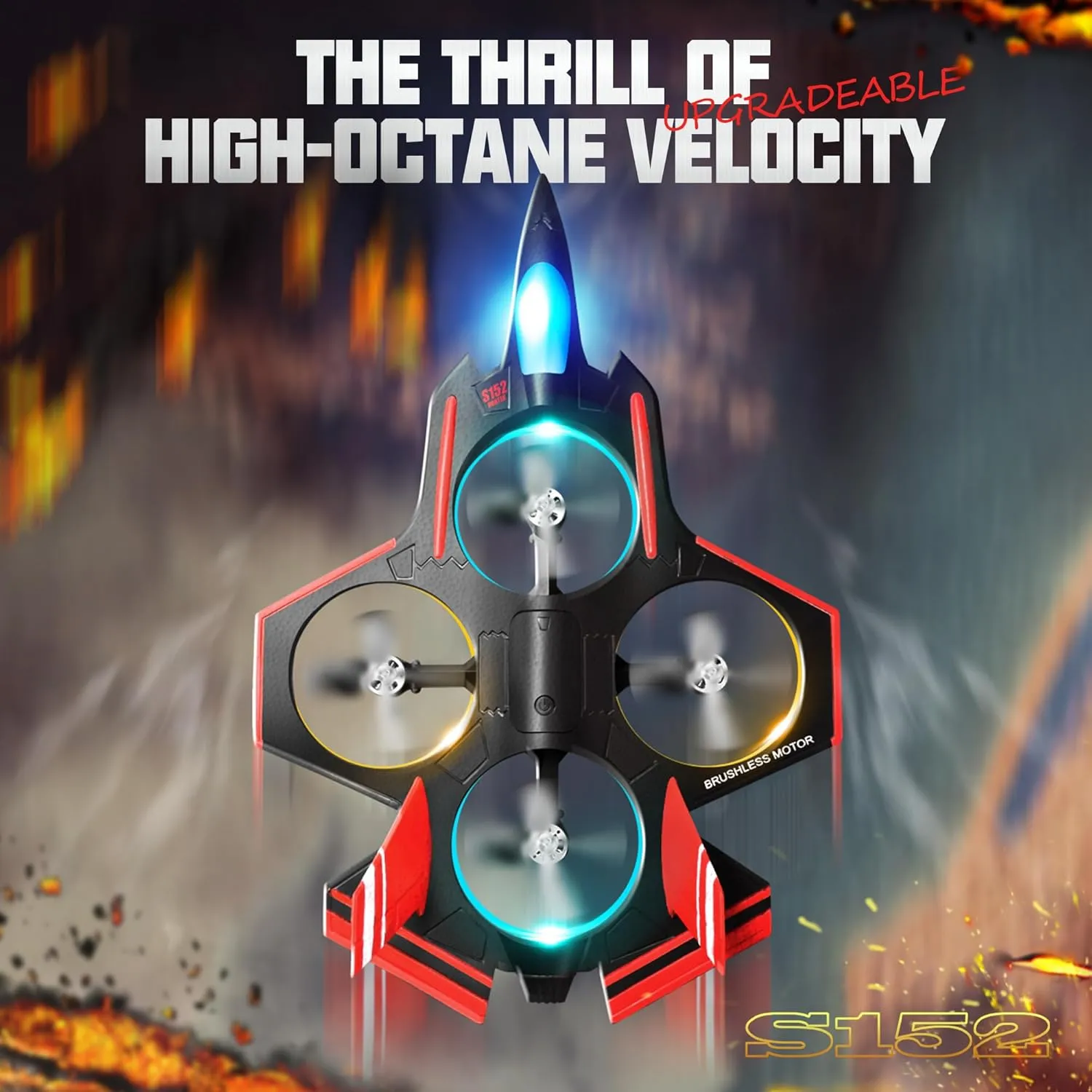 with LED Navigation Lights BEZGAR Brushless RC Plane with Camera mass Spanish matrilinear 360��Flip Jet Fighter for Beginners 
