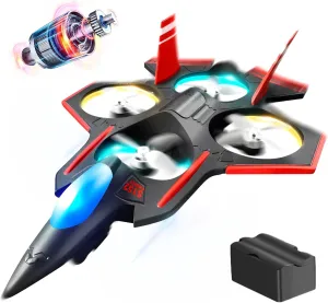 with LED Navigation Lights BEZGAR Brushless RC Plane with Camera mass Spanish matrilinear 360��Flip Jet Fighter for Beginners 