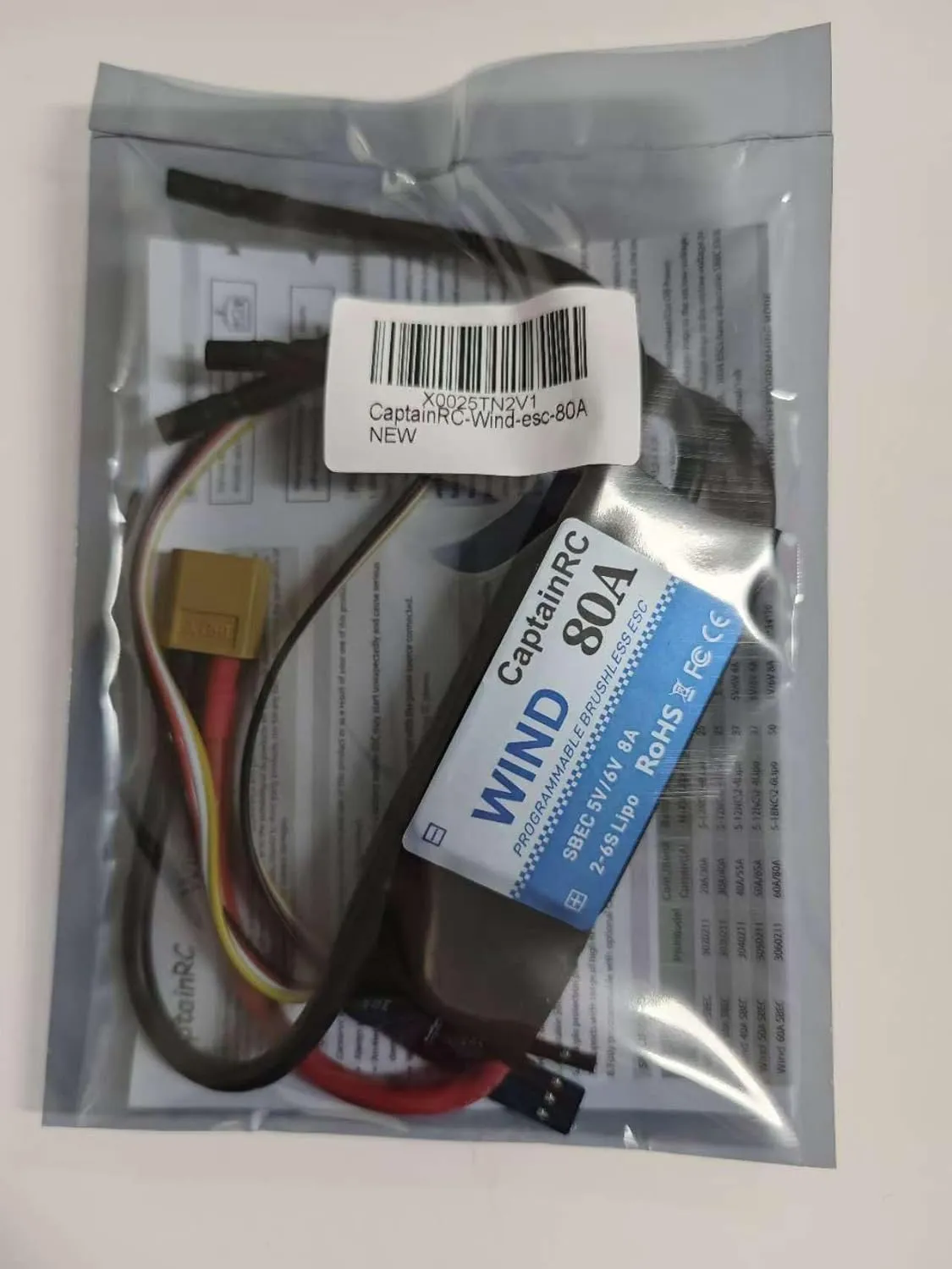 with XT60 & 3.5mm Bullet Plugs for Fixed Wing Airplane/RC Drone Airplane/Brushless infection Motors 80A ESC with 5V 6V/8A BEC 2-6S Electric Speed Controller 