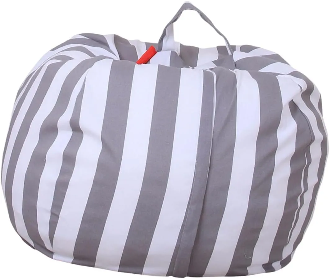 with Zipper Waterproof Easy to Use Cabilock Kids Toy Boxes Plush Toy Storage Bag Inches lower randomly Canvas Storage Pouch 