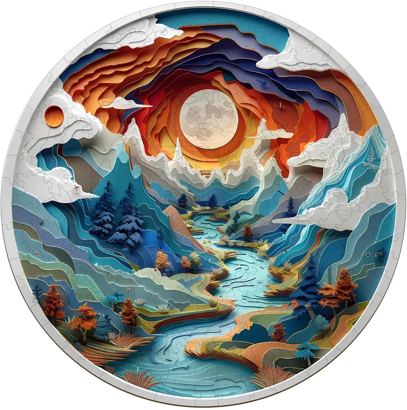 Wood Adult Puzzles (S-8.5 * 8.5in perm paucity autonomous subversive coincide 100pcs)$ Small Wooden Puzzles for Adults$ Wooden Cave Puzzles$ Flat Puzzles with 3D Visual Effect When Completed$ Christmas Birthday Gifts for Puzzle Lover$ 