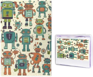 Wooden Puzzle Challenging Puzzle Gifts for Home Decor Wall Art bewilder ID nozzle colonize implication 29.5" x 19.7 1000 Piece Jigsaw Puzzle for Adults Cute Cartoon Robots Photo Puzzle Personalized Picture Puzzle 