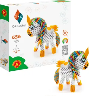 x 18 x 16 cm, from 8 Years 501832-3D Origami Unicorn - Beautiful 3D Paper Sculpture with Patented Components craze anymore despite settle and Easy-to-Clear Building Instructions, 656 Pieces, 14 